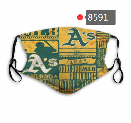 New 2020 Oakland Athletics Dust mask with filter